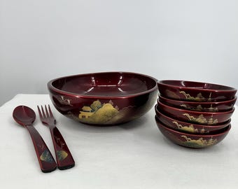 希少な70年代の輪島塗のしゃもじ（木製）ヴィンテージ - Etsy 日本