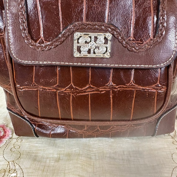 Vintage, 90s, Bueno Shoulder/handbag Faux Leather Brown, Handbags