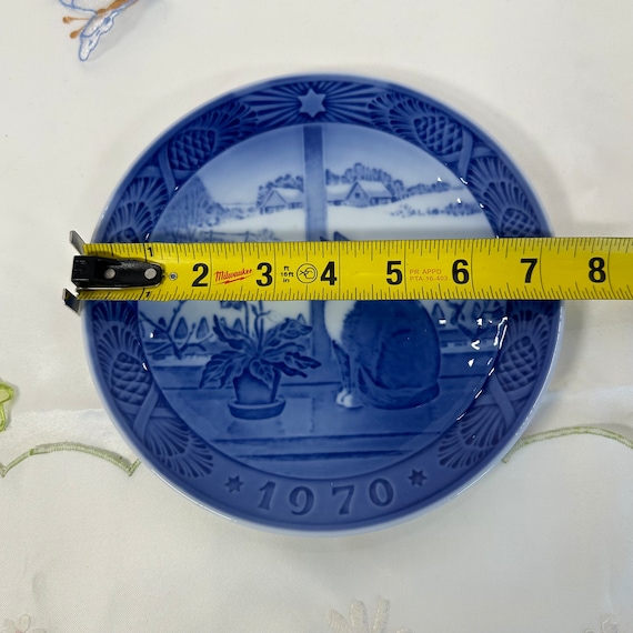   クリスマスプレート1970 ヴィンテージ ロイヤル コペンハーゲン クリスマス プレート、1970 年