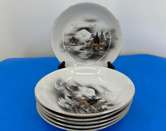 九谷焼 7インチ皿 手描き - Etsy 日本