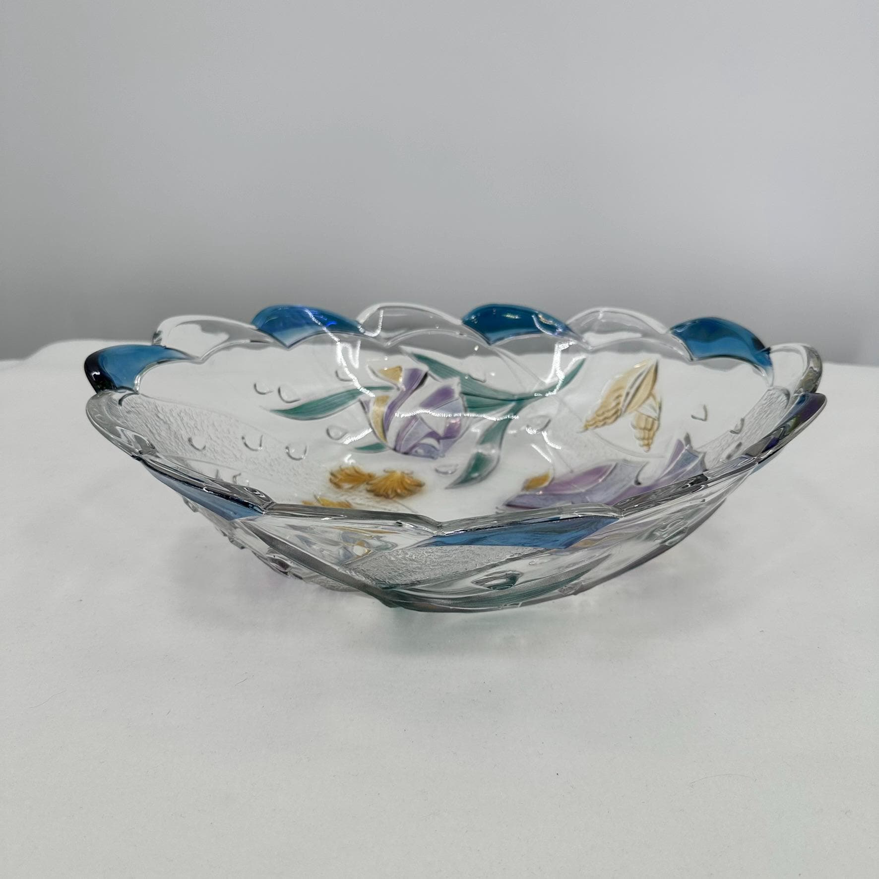Vintage Mikasa Studio Nova Tropical Fish, Fruit/display Oval Bowl