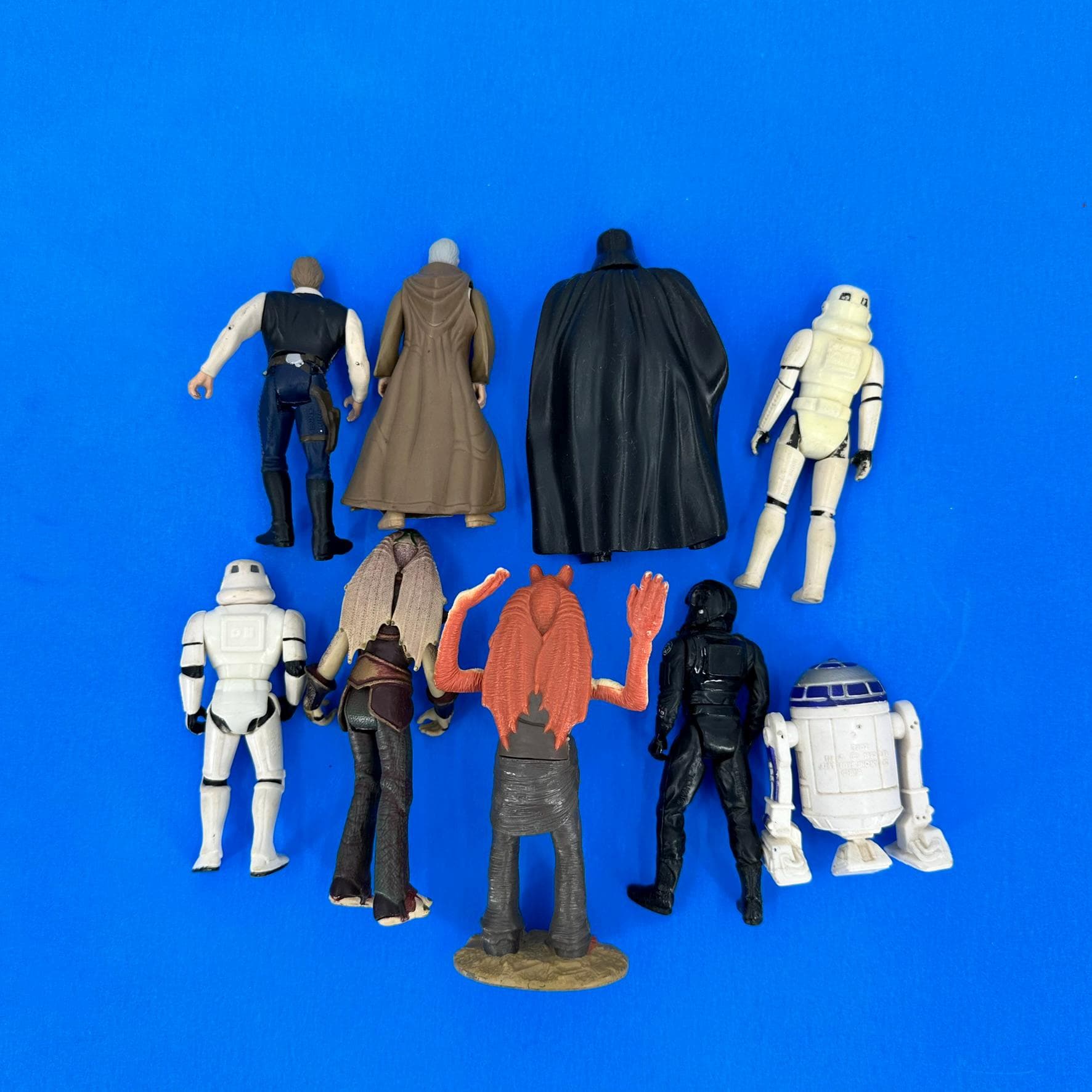 Vintage, Set of 9 Star Wars Kenner Action Figures, Vintage Star