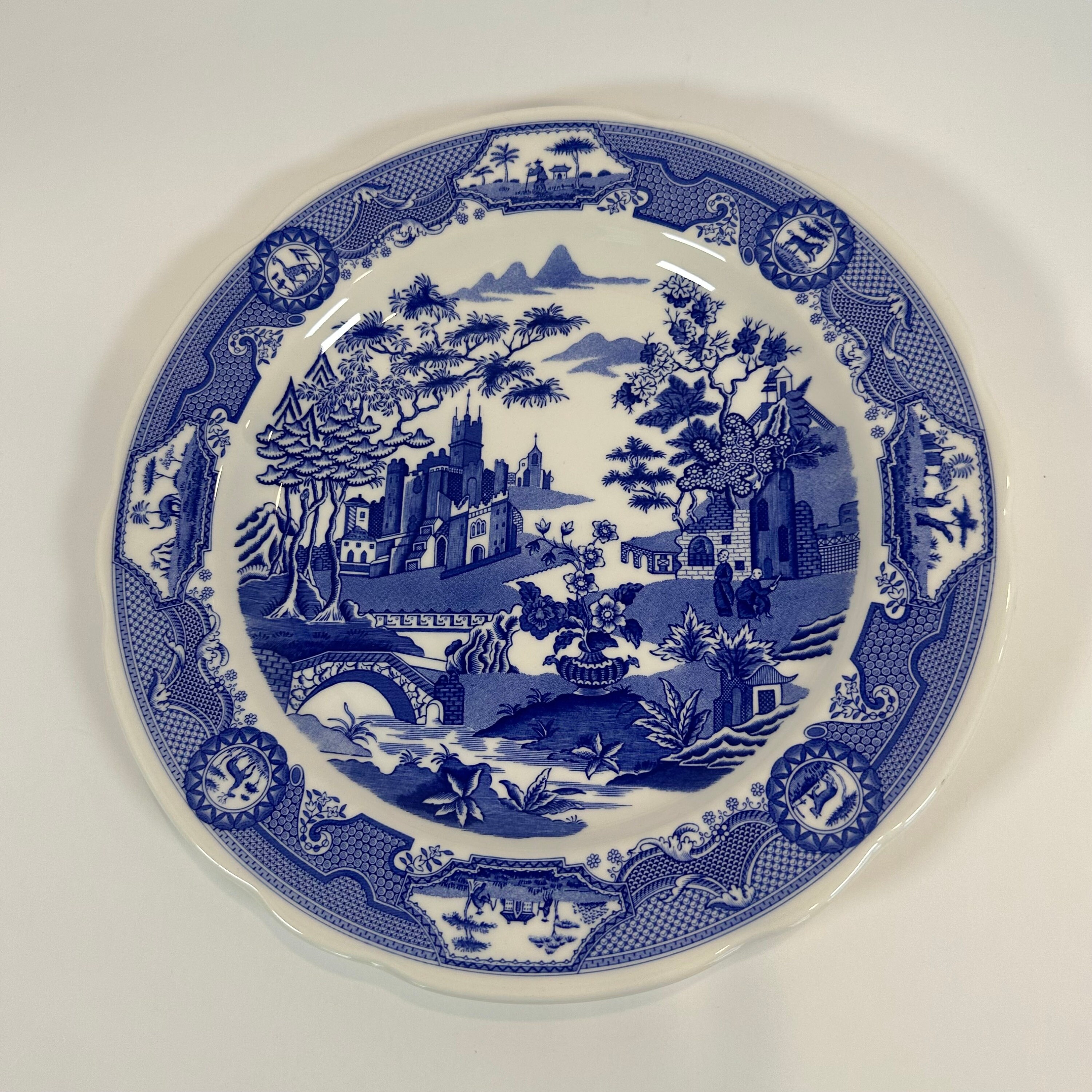希少❗️英国Spode 社 ブルー・ルーム・コレクション ティープレート Vintage English Spode Blue Room Collection, 
