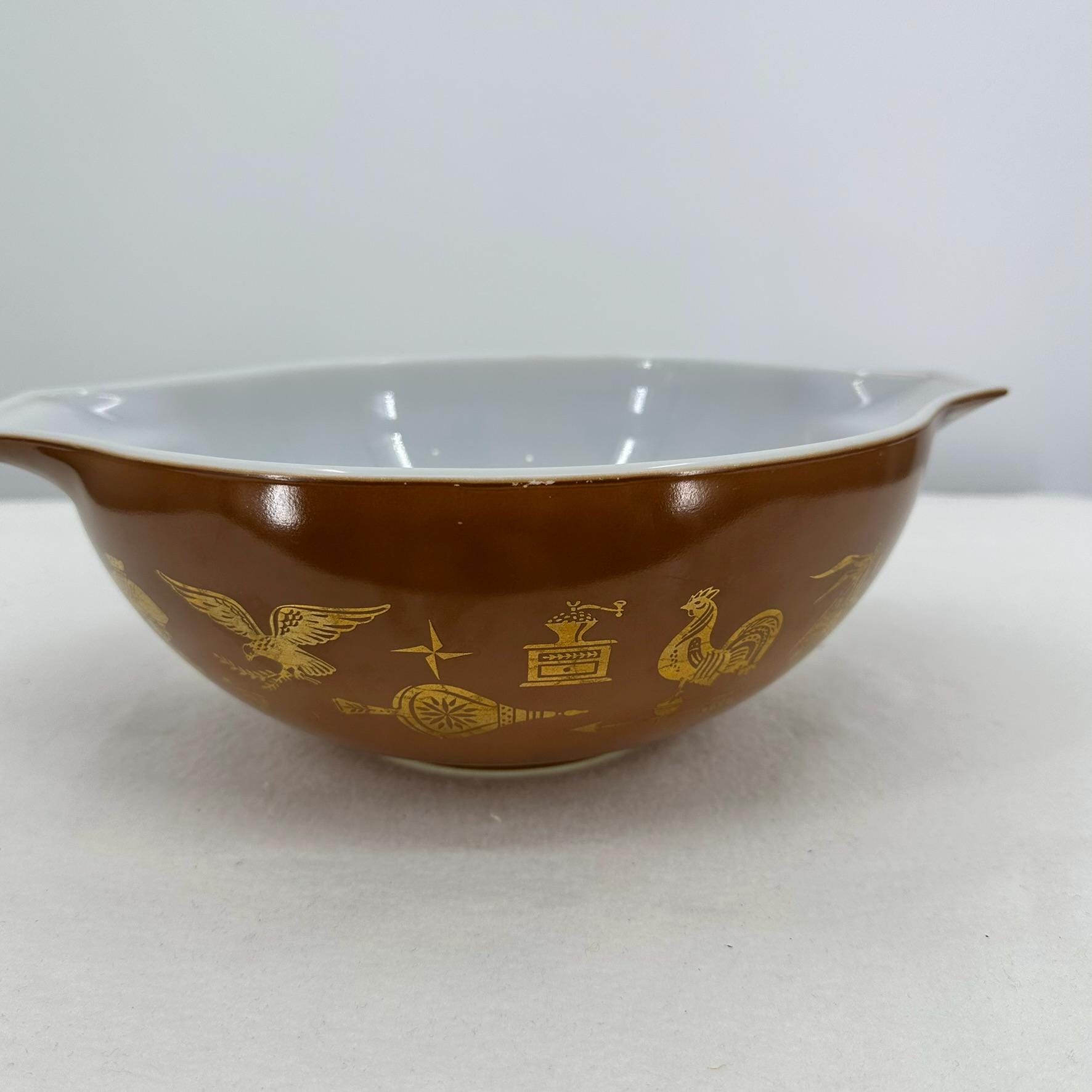 ヴィンテージ アーリーアメリカン シンデレラボウル、パイレックス 4