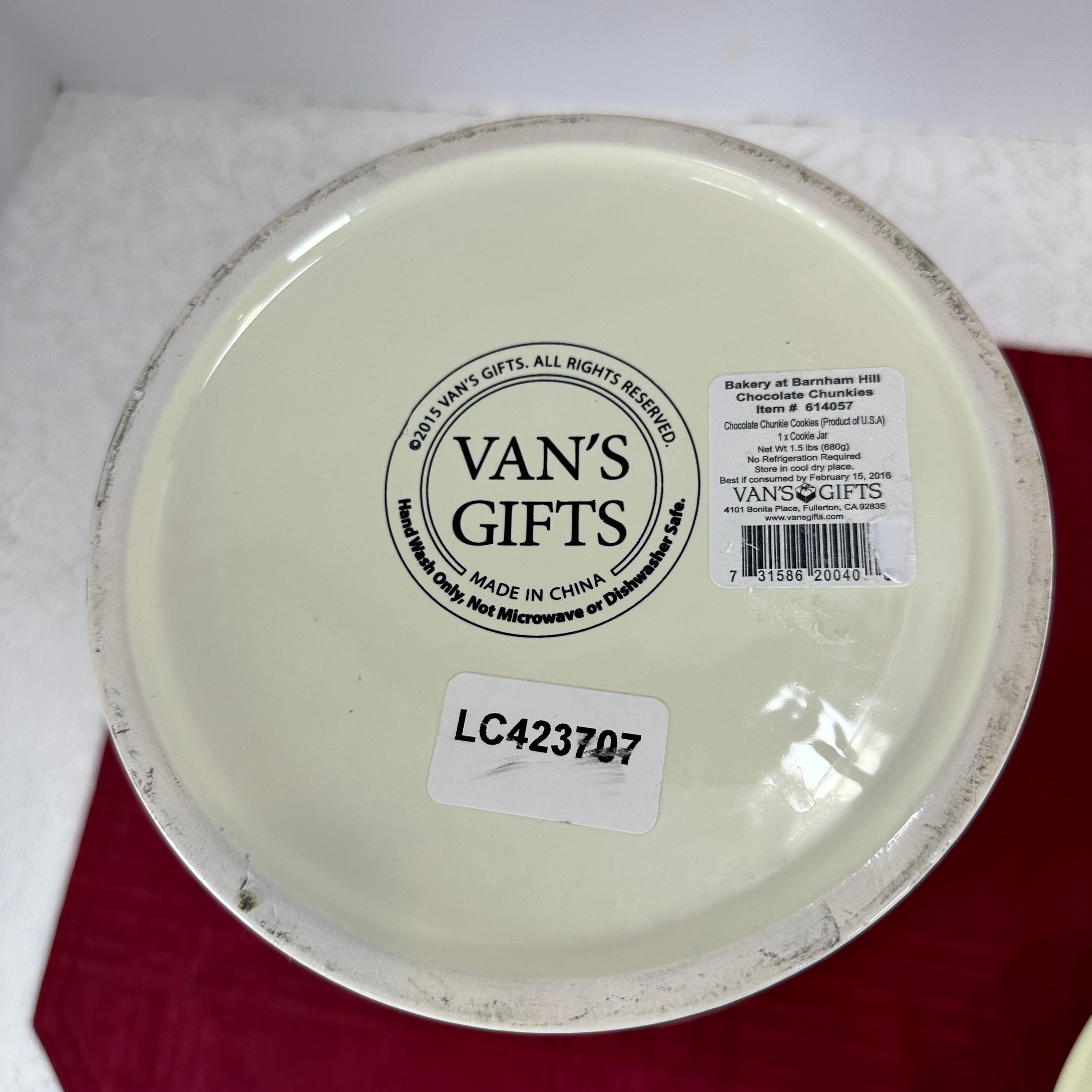 Vintage, Van's Gifts© Chocolate Cookie, 