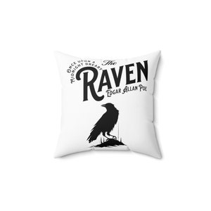 The Raven | Edgar Allan Poe | Spun Polyester Square Pillow
