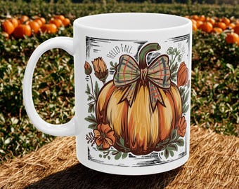 Fall Coffee Mug: Pumpkin Spice Season, Autumn Decor