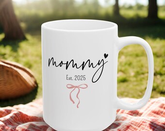 Mama Heart Ceramic Mug, Mother's Day Gift