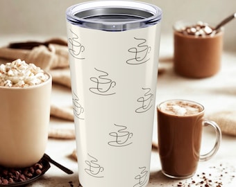 20oz Stainless Steel Coffee Tumbler – Insulated Travel Mug