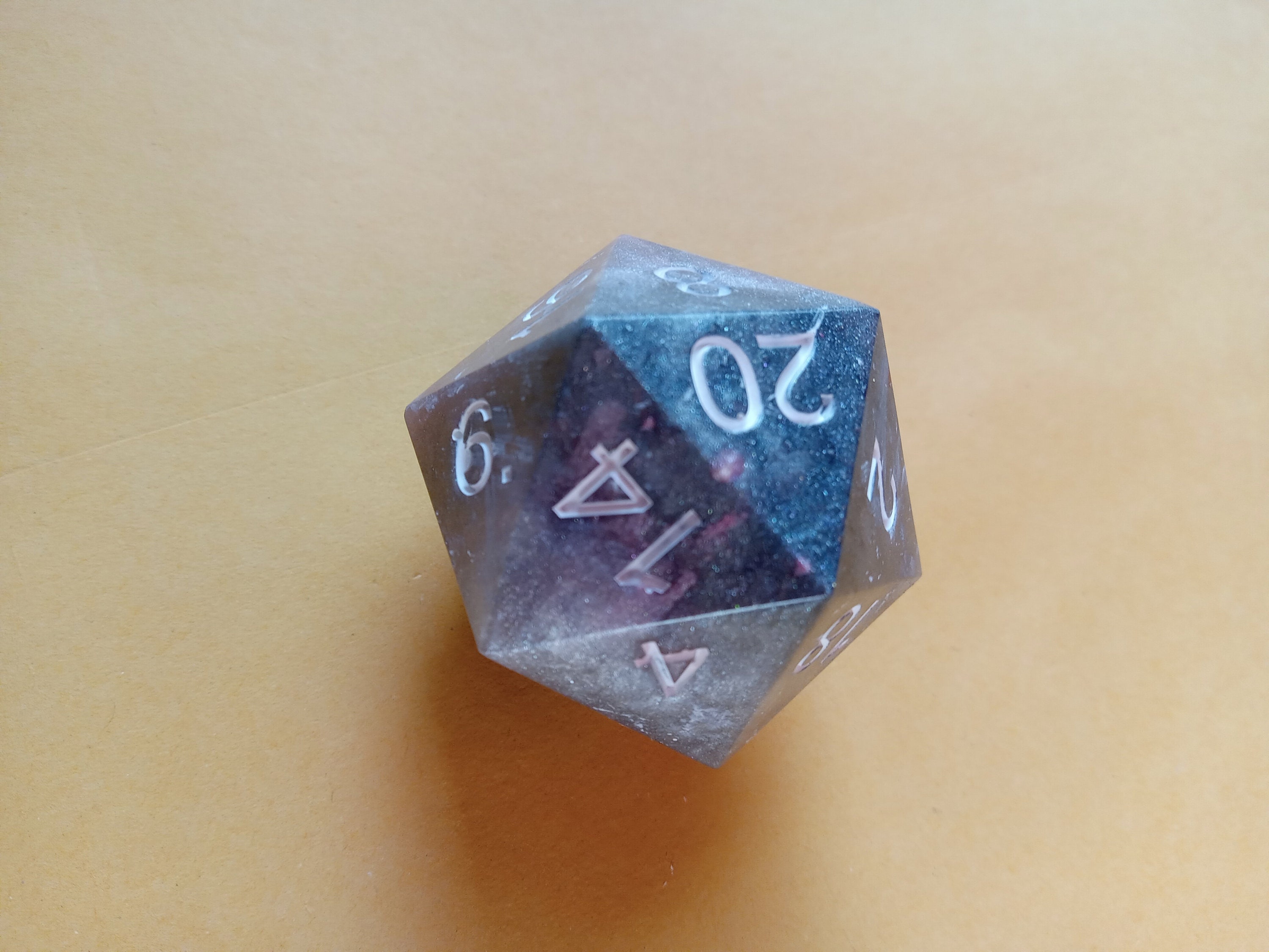 GIANT D20 Dungeons and Dragons Gamer Dice / Die Mold Silicone Rubber 