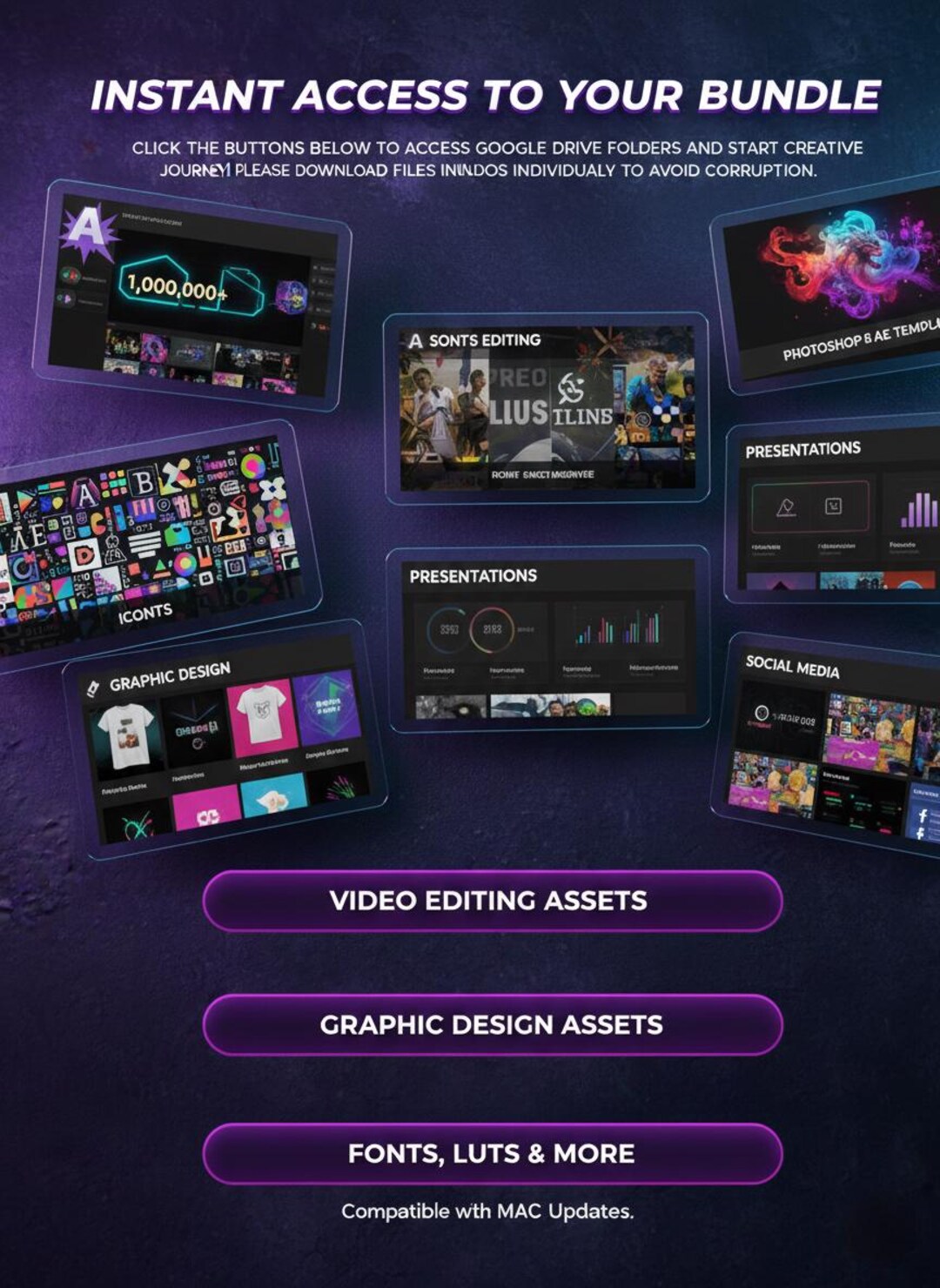 Million+ Ultimate Creator Bundle | Video & Graphic Assets | Premiere ...