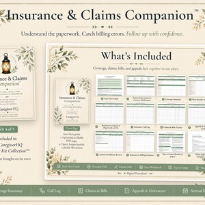 Caregiver Binder Bundle, Medical Binder Printable, Hospital Planner, Christian Caregiver Gift | CaregiverHQ Complete Kit Collection image 7