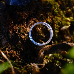 Silver Filigree Ring, Fine Silver Ring, Unisex Ring, Couple's Rings, A special gift, Artisan Crafted, Intricate Design, Timeless Style. image 4