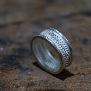 Silver Filigree Ring, Fine Silver Ring, Unisex Ring, Couple's Rings, A special gift, Artisan Crafted, Intricate Design, Timeless Style. image 6