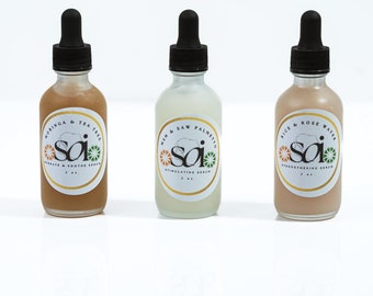 Hydrating Hair Serum Bundle: Rice Water, Tea Tree, MSM Scalp Care