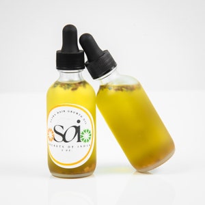 Extra Strength Hair Growth Oil - for Receding Hairline, Edges, Amla, Fenugreek, Chebe Blend for Men & Women - Natural Hair Regrowth Formula