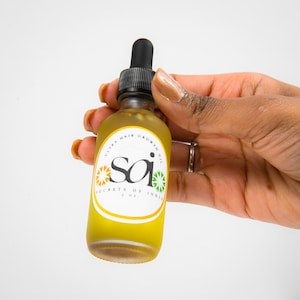 Rosemary Hair Oil - Fenugreek + Chebe Mega Growth Elixir, Hair Growth Serum, Herbal Hair Oil, Natural Hair Care, Rosemary Oil for Hair