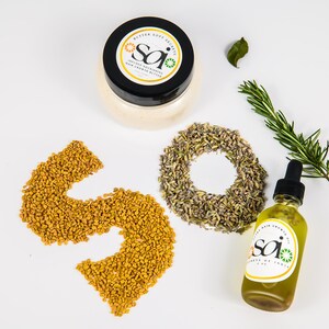 Hair Growth Bundle| Hair Growth oil and Whipped Shea Butter for balding and thinning hair| SOI HAIRCARE