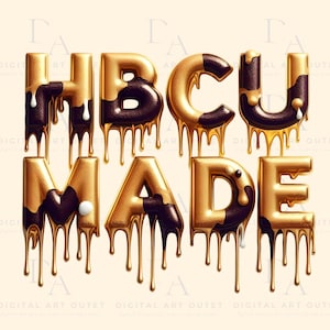 Melanin HBCU PNG Sublimation Design