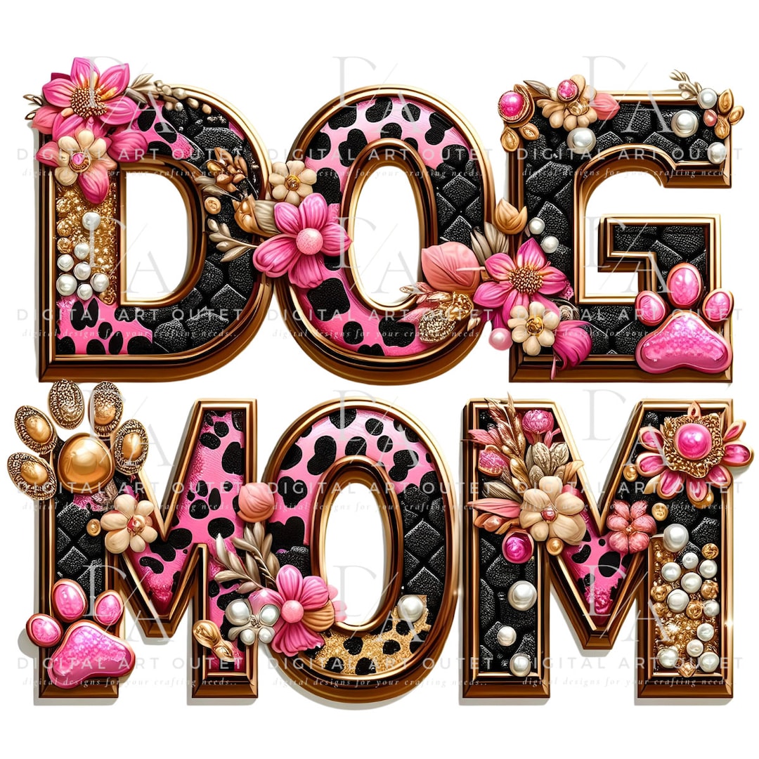 Dog Mom PNG Sublimation Design - Etsy