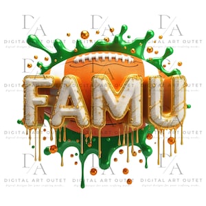 Florida A&M University PNG Sublimation Design