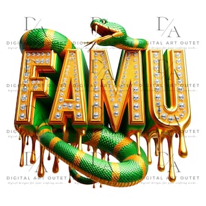 Florida A&M University PNG Sublimation Design