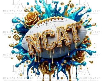 North Carolina A&T University PNG Sublimation Design
