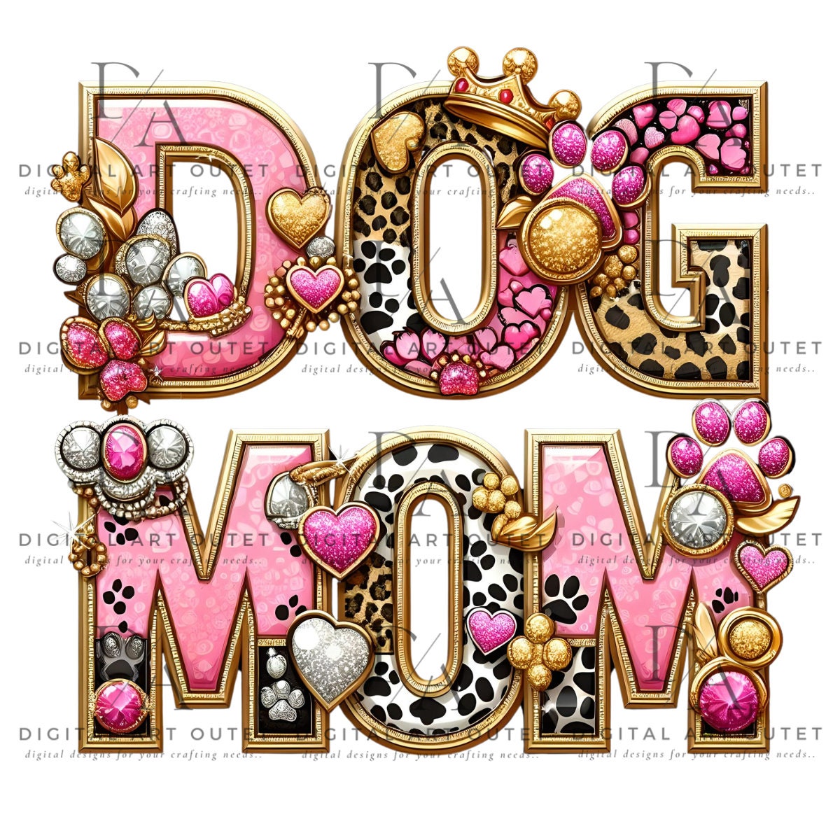 Dog Mom PNG Sublimation Design - Etsy