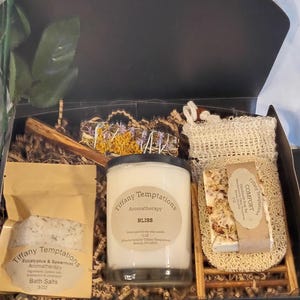 Organic Aromatherapy Relaxing Spa Self Care Gift Box Set