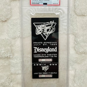 Authentisches Michael Jackson Captain Eo Ticket