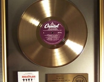 Beatles Rare RIAA Award for the movie Help