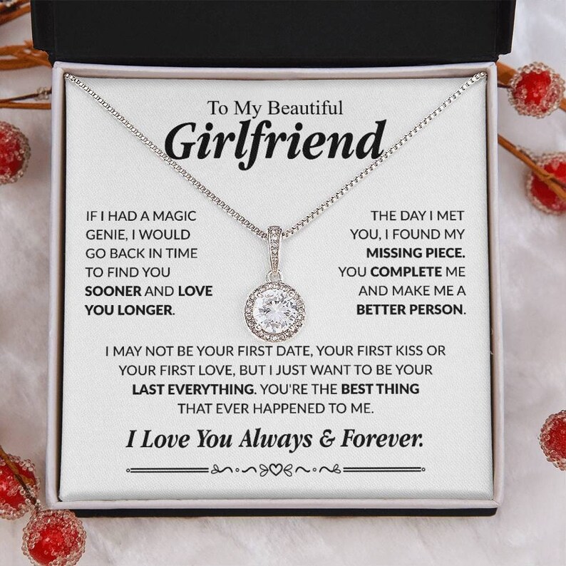 Gifts for Girlfriends Girlfriend Birthday Gifts Necklace for Etsy