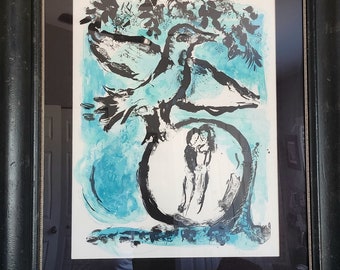 Spectacular Art-Collection. The Green Bird by Marc Chagall