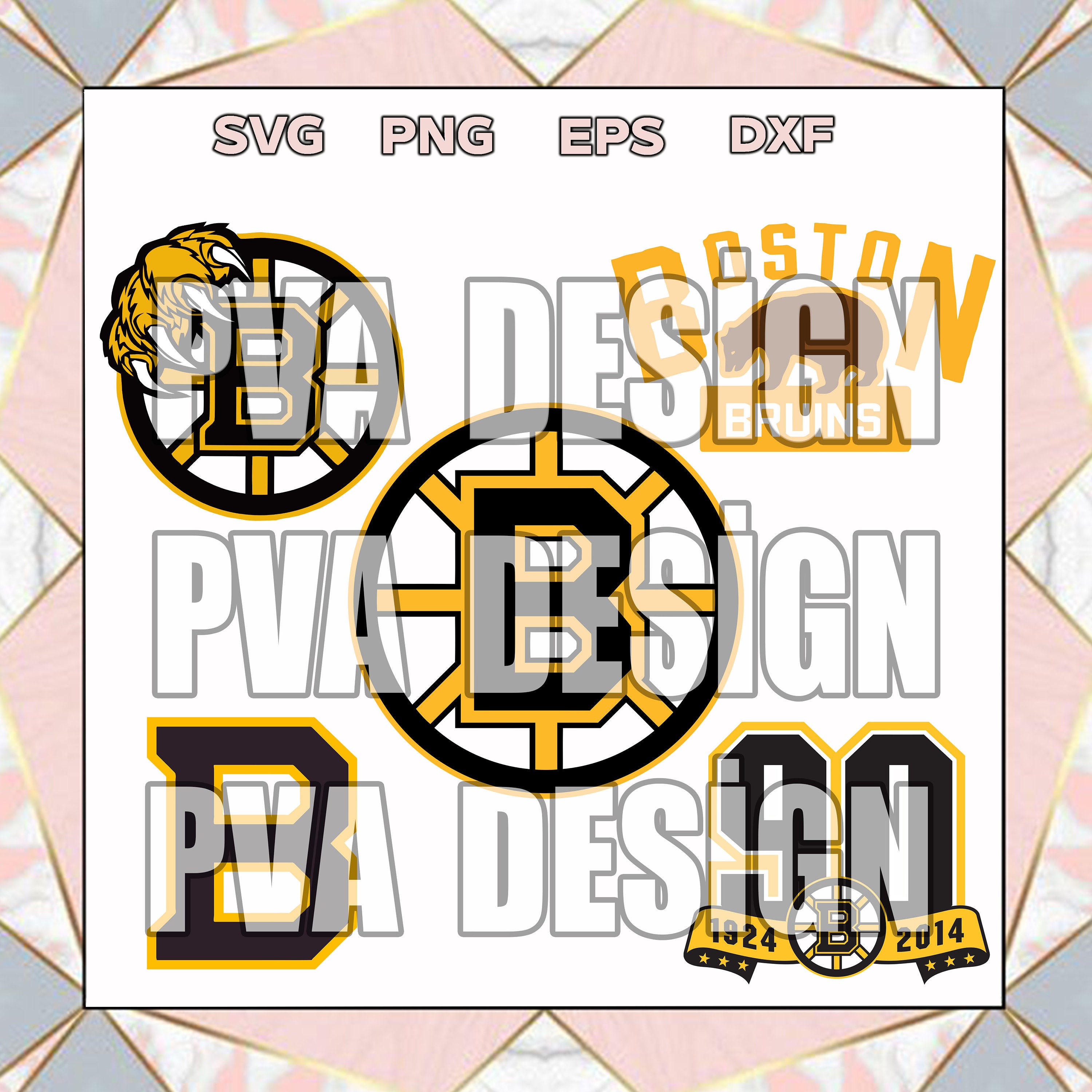 NHL Logo Boston Bruins, Boston Bruins SVG Vector, Boston Bruins Clipart, Boston  Bruins Ice Hockey Kit SVG, DXF, PNG, EPS Instant Download NHL-Files For  Silhouette, Files For Clipping. - Gravectory