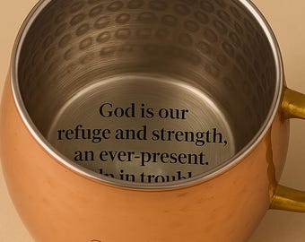 Personalized Copper Mug – Custom Engraved Moscow Mule Mug - Drinkware Gift