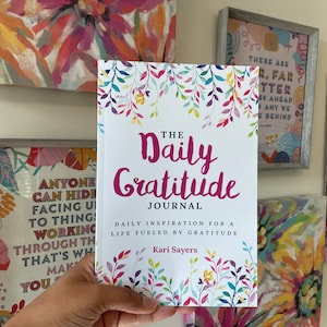 Daily Gratitude Journal, Gratitude Journal for Women, Gratitude Gift, Grateful Journal, Gratitude Affirmations, Positive Journal