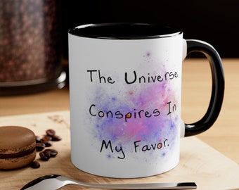 Universe Affirmations Mug, Daily Affirmations Mug, Affirmation Coffee Mug, Positive Affirmations Mug, Affirmation Mug, 11oz mug