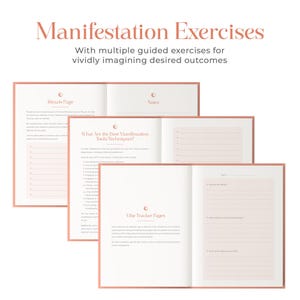 2027 Manifestation Journal Goal Setting Workbook Law of Attraction Present Dream Journal 369 Notebook Mindfulness Journaling Gift Reflection immagine 12