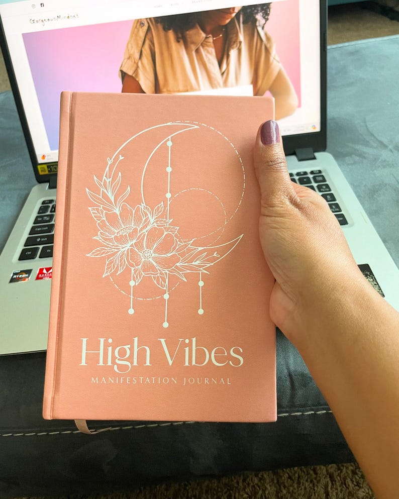 Manifestation Journal Women Law Of Attraction Workbook Goal Setting Planner Daily Intention Setting Notebook Affirmation Practice Guide Spiritual Growth Tool Personal Development Journal Dream Manifestation Planner Positive Thinking Tracker