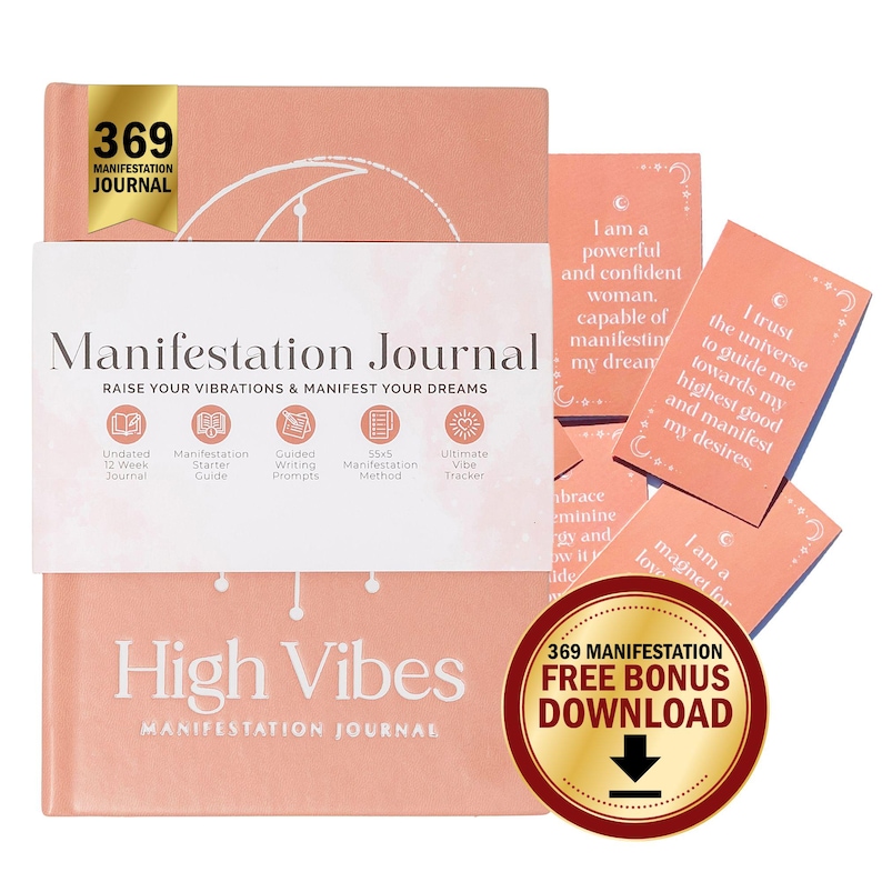 Goal Setting Planner Women Personal Development Journal Manifestation Workbook Law Of Attraction Notebook Daily Intention Setting Guide Affirmation Practice Tool Spiritual Growth Planner Dream Achievement Journal Positive Mindset Tracker