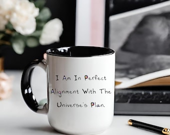 Universe Affirmations Mug, Daily Affirmations Mug, Affirmation Coffee Mug, Positive Affirmations Mug, Affirmation Mug, 11oz mug