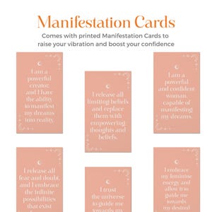 2027 Manifestation Journal Goal Setting Workbook Law of Attraction Present Dream Journal 369 Notebook Mindfulness Journaling Gift Reflection immagine 13