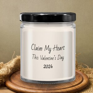 Valentines Day Candle, Scented Candle, Romantic Gift, Unique Valentine Gift, Couples Gift, Vanilla Candle, Valentines Décor