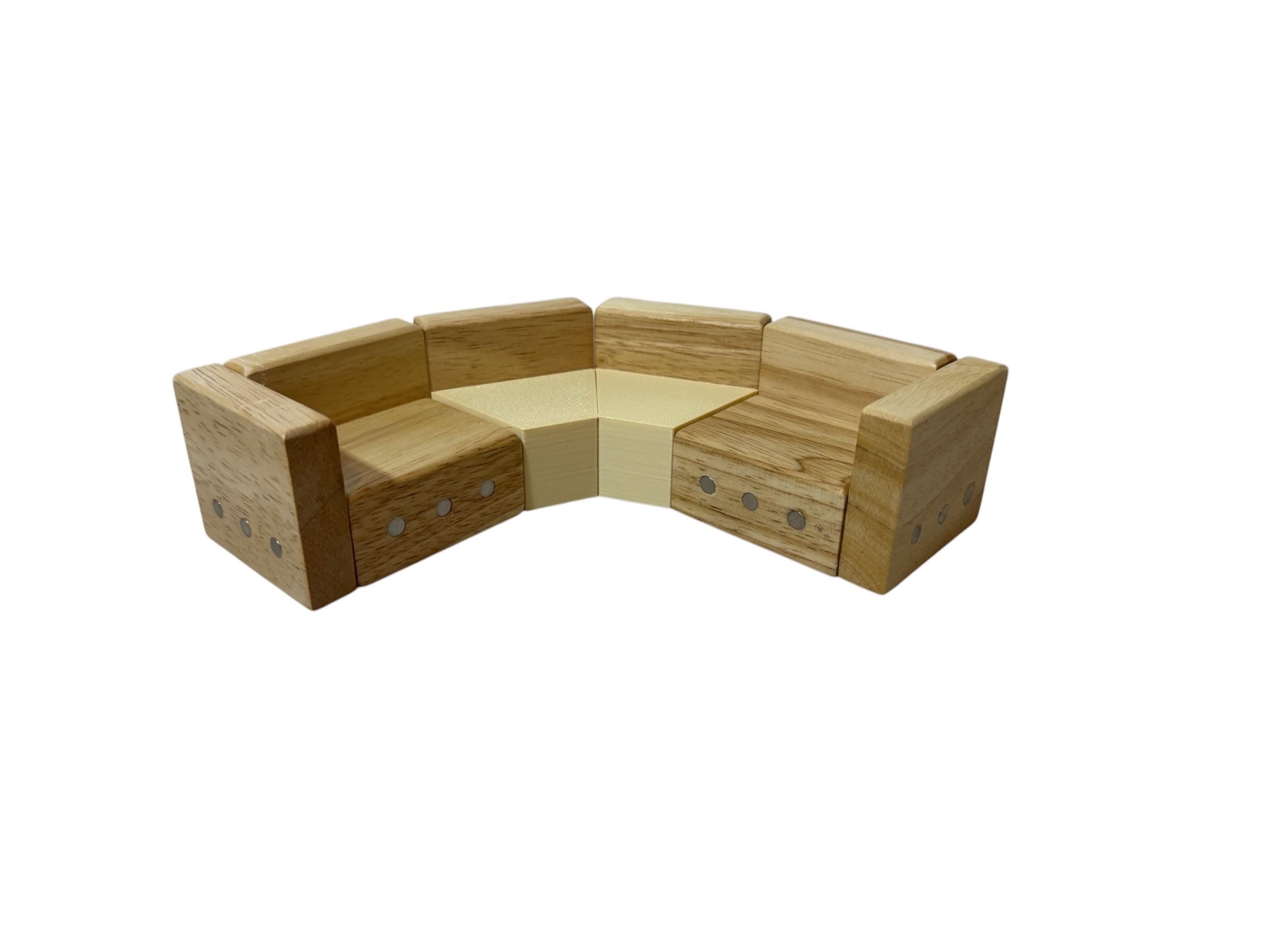 Wedge Seat Mini Block Compatible With the Lovesac Sactional Mini