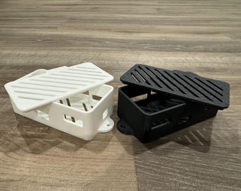 3D Printed Case for QuinLED Dig-Quad v3 with QuinLED ESP32 internal antenna | Protective Enclosure for LED Controller