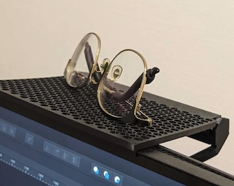 3D Printed | Adjustable Monitor TV Laptop Display Shelf | To Organize Your Workspace | And Tidy Up Your Game Area