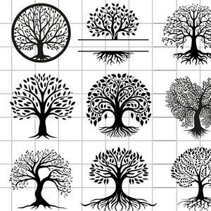 Tree of Life SVG Bundle, Tree of Life Clipart, Tree of Life SVG Cut Files for Cricut, Family Tree Svg