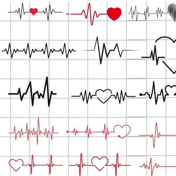 Heart beat svg bundle, Heart beat svg, Heartbeat Svg, Medical Clipart,Stethoscope