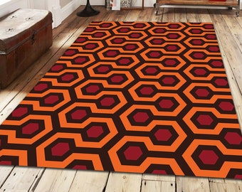 Tappeto a tema Shining, tappeto ispirato al film horror Overlook Hotel, tappeto per la decorazione della casa di Halloween