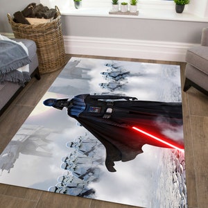 Darth Vader Teppich,Teppich Starwars, Yoda, Starwars Teppich,Teppich, Wohnzimmer Teppich, Jugendzimmer Teppich, Moderner Teppich, Büroteppich,Dekorativer Teppich